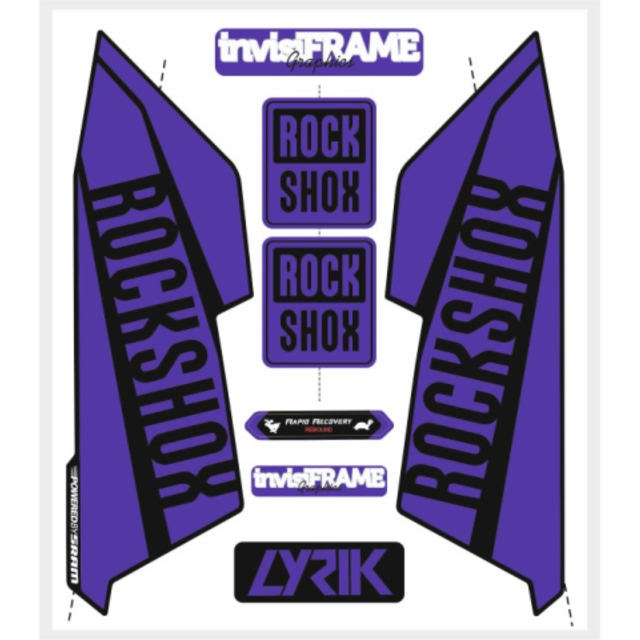 Rock Shox LYRIK 2016 Decals