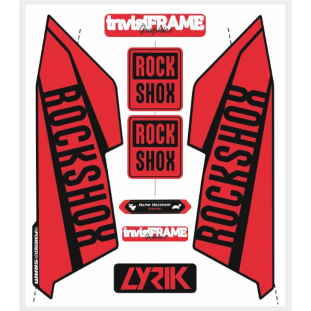 Rock Shox LYRIK 2016 Decals