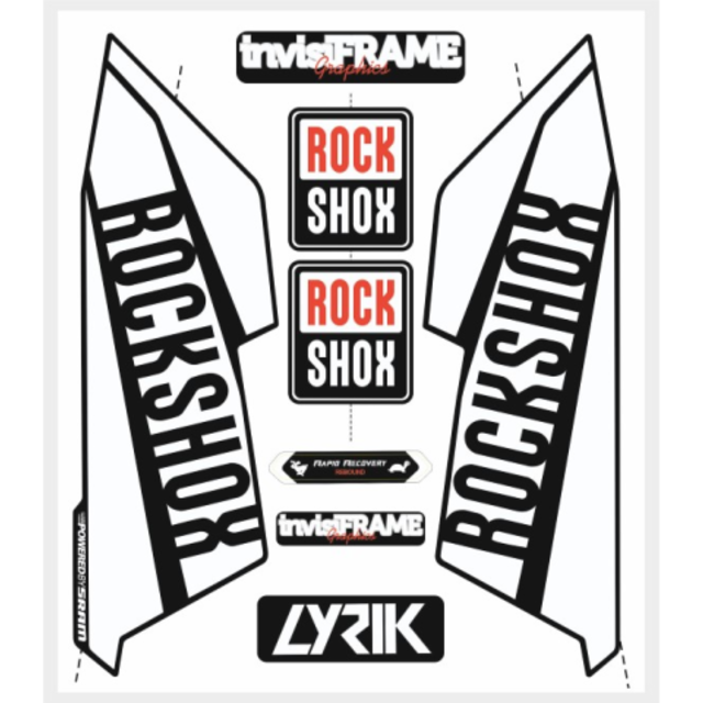 Rock Shox LYRIK 2016 Decals