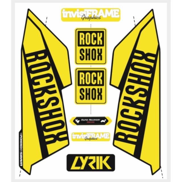 Rock Shox LYRIK 2016 Decals