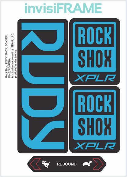 Rock Shox Rudy 2023 Decals