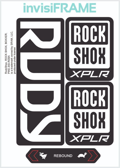 Rock Shox Rudy 2023 Decals