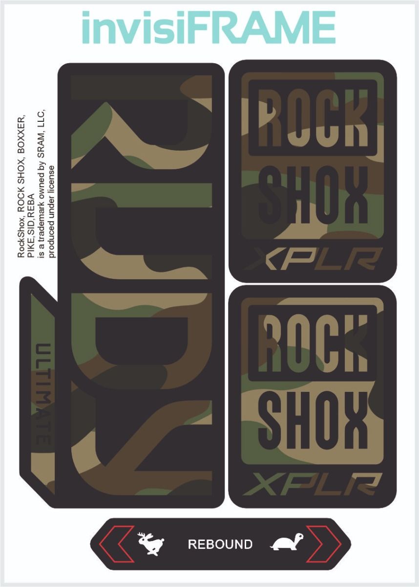 Rock Shox Rudy Ultimate 2023 Decals