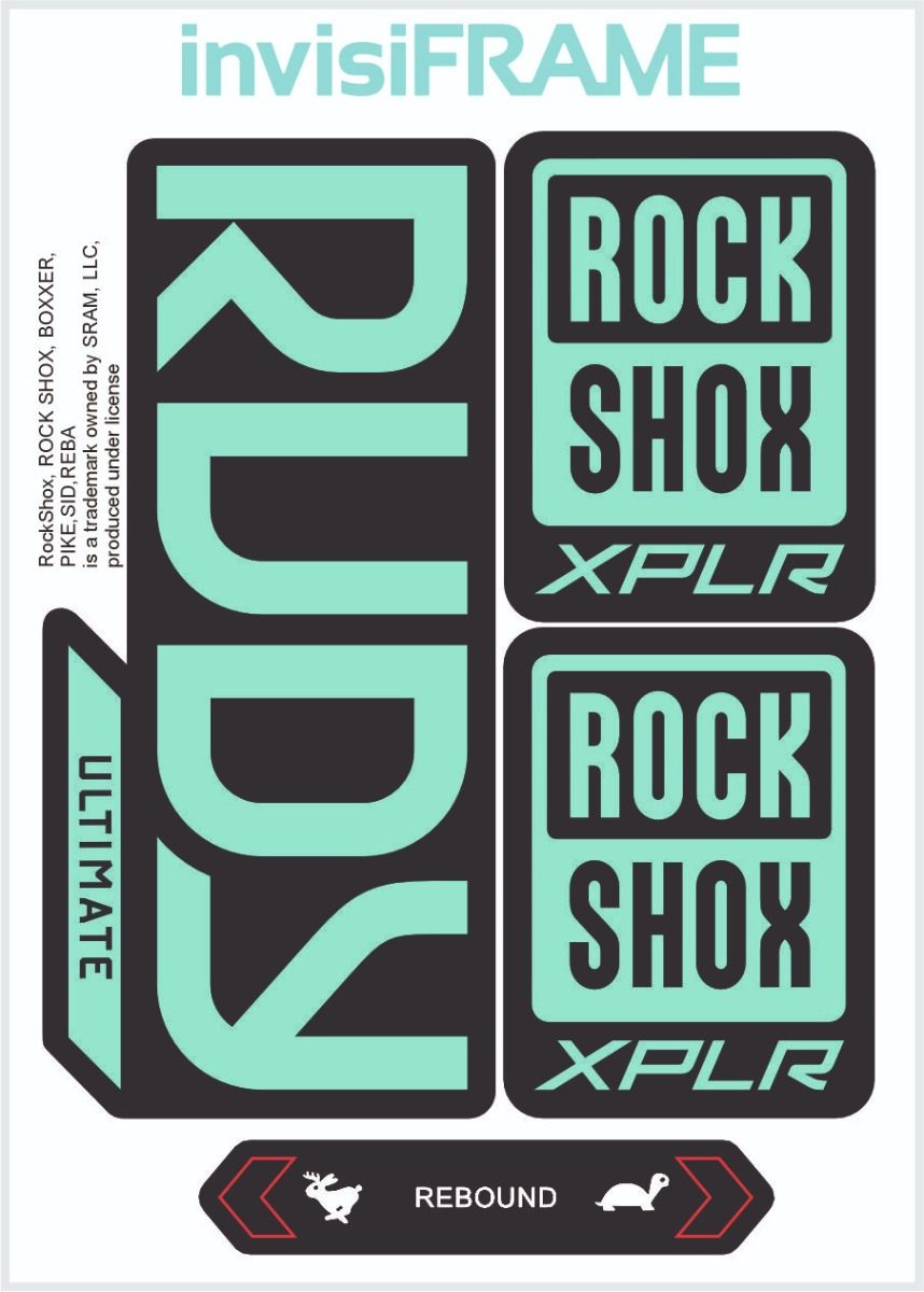 Rock Shox Rudy Ultimate 2023 Decals