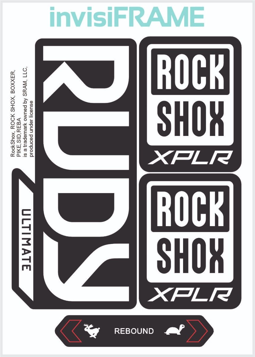 Rock Shox Rudy Ultimate 2023 Decals