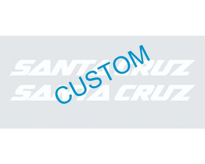 Santa Cruz Downtube standard Decals