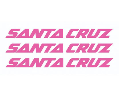 Santa Cruz Downtube standard Decals