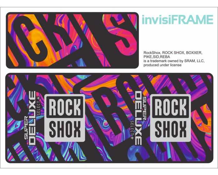 Rock Shox SUPER DELUXE SELECT + Rear Shock Decals 2023/24