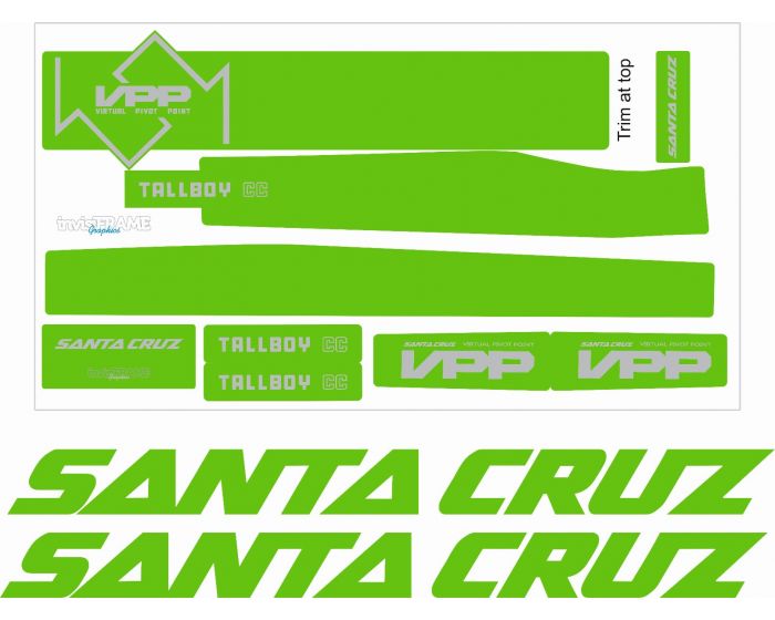 Santa Cruz Tallboy 4 CC 2020 Decals