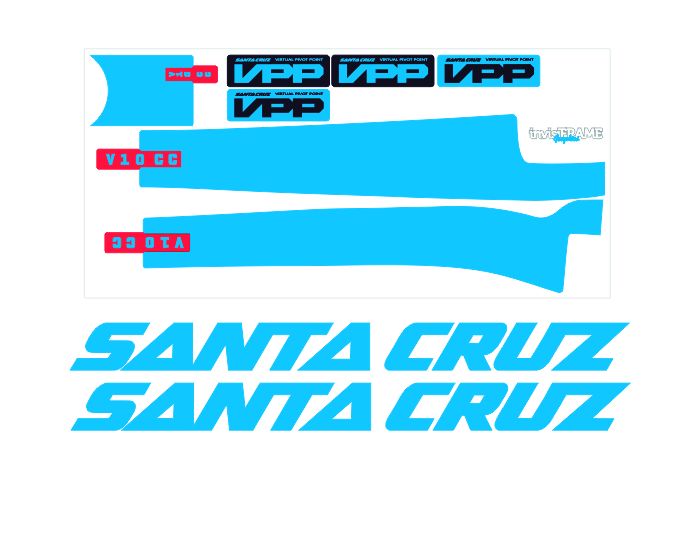 Santa Cruz V10 CC 29er 2019 Decals