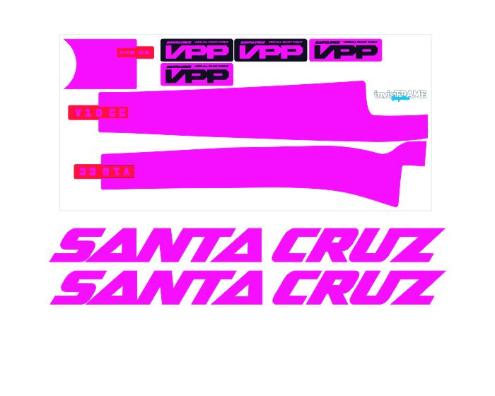 Santa Cruz V10 CC 29er 2019 Decals