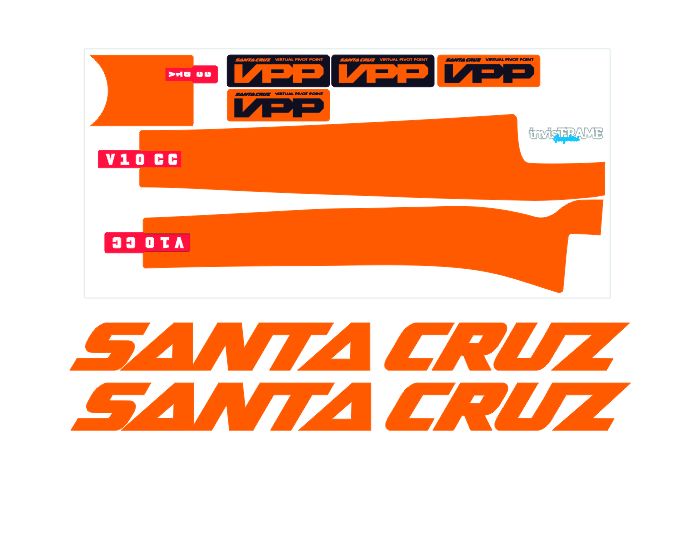 Santa Cruz V10 CC 29er 2019 Decals