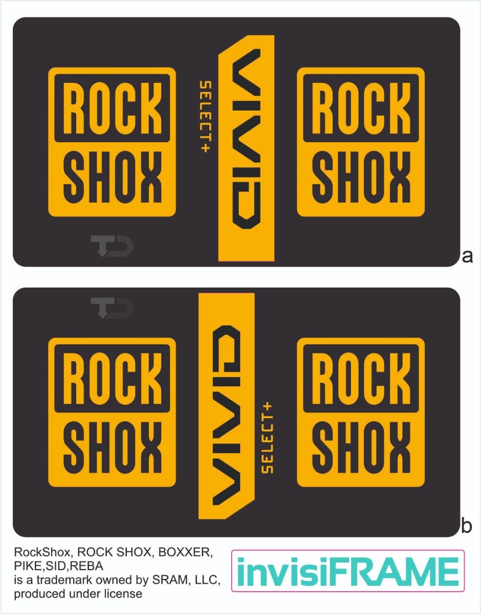 Rock Shox Vivid Coil Select+ 2025 Decals