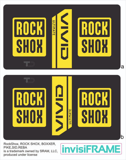 Rock Shox Vivid Coil Ultimate 2025 Decals