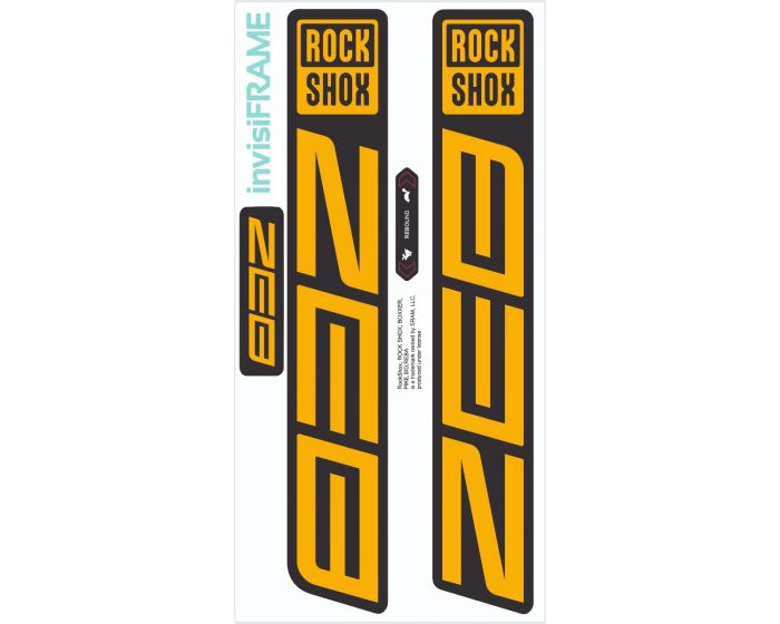 Rock Shox ZEB 2023 decals