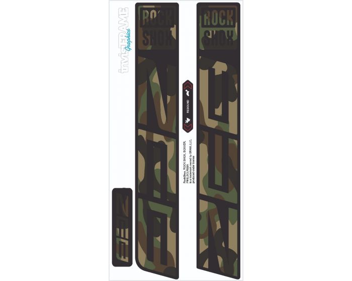 Rock Shox ZEB R 2021 Decals